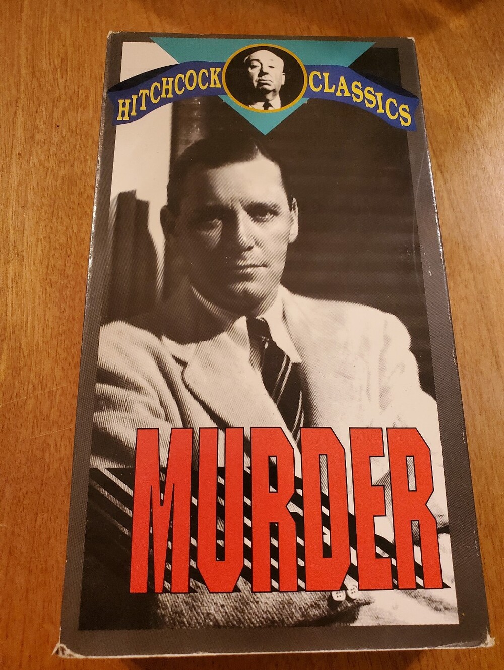 Vintage Murder VHS Alfred Hitchcock Herbert Marshall Thriller Black & White